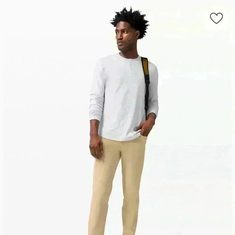 Mens lululemon size 34” ABC 5 pit pant in warpstream trench color. Classic